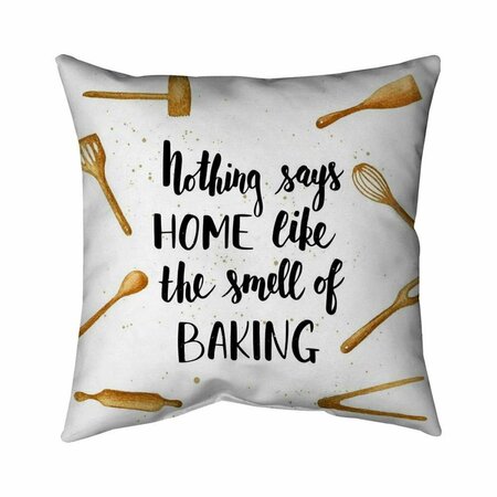 BEGIN HOME DECOR 20 x 20 in. Home & Baking-Double Sided Print Indoor Pillow 5541-2020-QU38